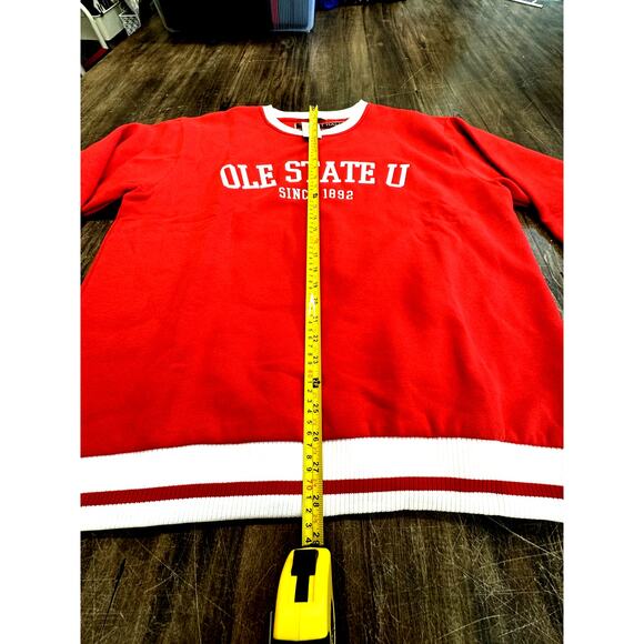 NWT!!! GILBERT HALL "OLE STATE U" Sweatshirt Size XL, Collegiate - Picture 5 of 8